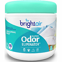 Bright Air Super Odor Eliminator Air Freshener 14 fl oz (0.4 quart) - Linen & Spring Breeze - 90 Day - Cruelty-free, Phthalate-free, Triclosan-free, BHT Free - 1 Each (901046)