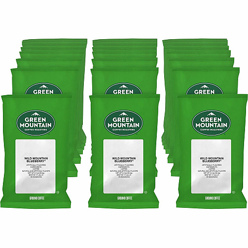 Green Mountain Coffee Roasters&reg; Wild Mountain Blueberry Coffee Light - 2.2 oz - Wild Mountain Blueberry - Kosher - 50 / Carton (4783)
