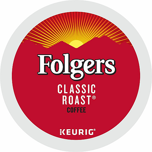 Folgers Folger K-Cup Classic Roast Coffee Compatible with Keurig K-Cup Brewer - American - Medium - 24 K-Cup - K-Cup - Classic Roast - Kosher - 24 / Box (7456)