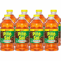 Pine-Sol Multi-Surface Cleaner For Multi Surface - Concentrate - Liquid - 40 fl oz (1.3 quart) - Original Scent - Deodorize, Disinfectant, Dilutable - Yellow - 8 / Carton (60164CT)