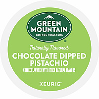 Green Mountain Coffee Roasters&reg; K-Cup Chocolate Dipped Pistachio Coffee Compatible with Keurig Brewer - Smooth - K-Cup, Pod - Chocolate Dipped Pistachio - Kosher - 24 / Box (0158)