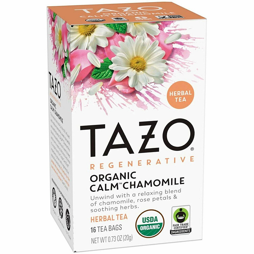 Tazo Regenerative Organic Calm Chamomile 16 / Box (00354)