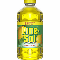 Pine-Sol Multi-Surface Cleaner For Multi Surface - Concentrate - Liquid - 80 fl oz (2.5 quart) - Lemon Fresh Scent - Deodorize, Disinfectant, Dilutable - Yellow - 1 Each (60162)
