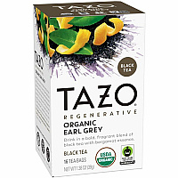 Tazo Regenerative Organic Earl Grey Black Tea Bag Black Tea - 16 / Box (00352)