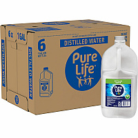 Pure Life Distilled Water 127.82 fl oz (3.78 L)Bottle - 6 / Carton (12532328)