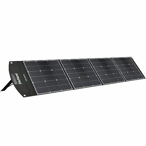 DieHard 120-Watt Solar Panel for Portable Power Station x 31.5" Width x 10.5 ft Depth - Rich Black - 1 Each (DH2000501)