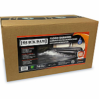 Quick Dam Flood Barriers 3.5" Height - Black - 16 / Carton (QD6516)