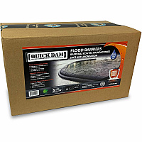 Quick Dam Flood Barriers 3.5" Height - Black - 5 / Carton (QD6175)