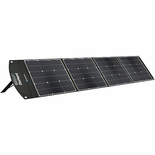 DieHard 200-Watt Solar Panel for Portable Power Station x 31.5" Width x 10.5 ft Depth - Rich Black - 1 Each (DH2000601)