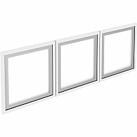 Lorell Wall-Mount Hutch Frosted Glass Door Finish: Frost - For Hutch (LLR59710)