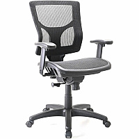 Lorell Conjure Mesh Task Chair Black - Armrest - 1 Each (LLR62014)