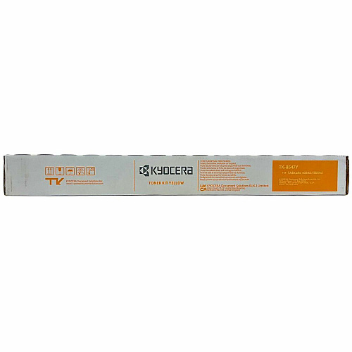 Kyocera TK-8547Y Original Laser Toner Cartridge - Yellow - 1 Each