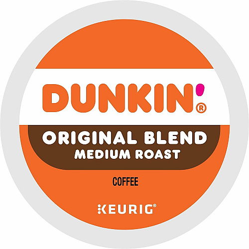 Dunkin Donuts Dunkin'&reg; K-Cup Original Blend Coffee Compatible with Keurig Brewer - Medium - K-Cup - Original - Kosher - 22 / Box (0315)