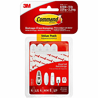 Command Mounting Strip For General Purpose - 16 / Pack (1720016ESF)