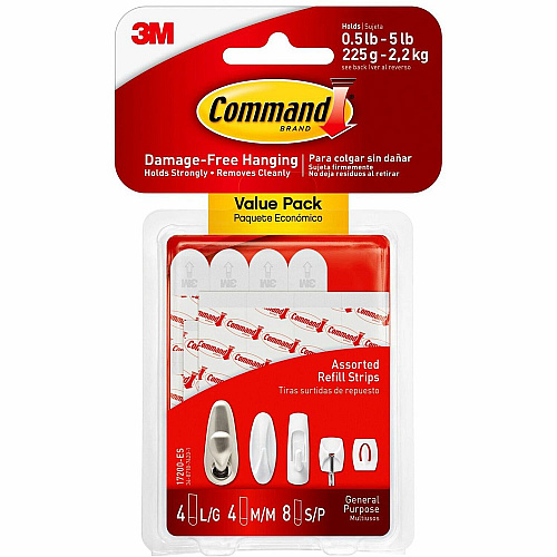Command Mounting Strip For General Purpose - 16 / Pack (1720016ESF)
