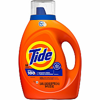 Tide Liquid Laundry Detergent For Laundry, Washing Machine - Liquid - 84 fl oz (2.6 quart) - Original Scent - Phosphate-free - Orange - 1 Bottle (12110)