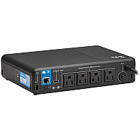 Eaton Tripp Lite Series 600VA 300W 120V Standby Cloud-Connected UPS with Remote Monitoring - 4 NEMA 5-15R Outlets (Surge + Battery Backup), 5-15P Plug, Desktop Desktop/Surface/Wall Mountable - 8 Hour Recharge - 1.20 Minute Stand-by - 120 V AC I (BC600RNC)