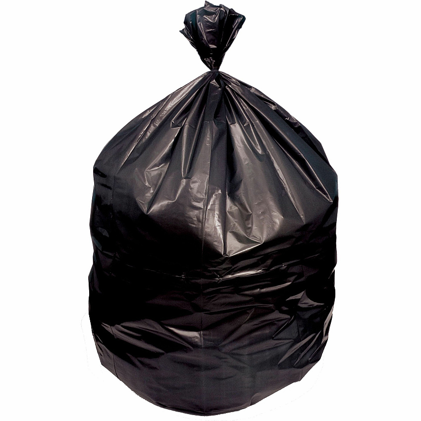 Heritage Eco Blend Max Can Liners 30 gal Capacity - 31" Width x 45" Depth x 1.50 mil (38 Micron) Thickness - Low Density - Black - Linear Low-Density Polyethylene (LLDPE), Resin - Can - Recycled - 100 / Carton (L6245AKER1)