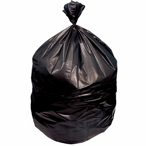Heritage Eco Blend Max Can Liners 55 gal Capacity - 41" Width x 53" Depth x 1.50 mil (38 Micron) Thickness - Black - Linear Low-Density Polyethylene (LLDPE), Resin - Can - Recycled - 100 / Carton (L8253AKER1)