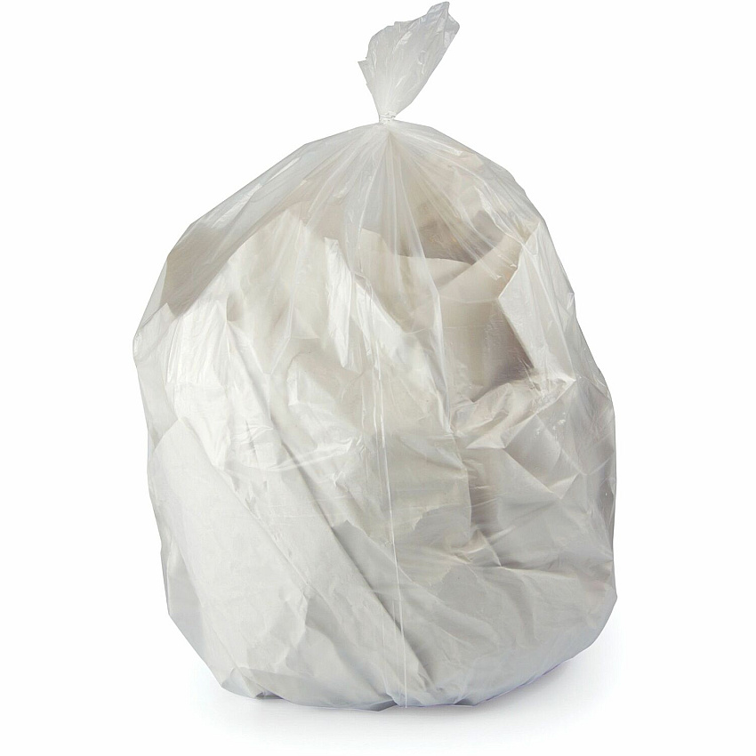 Heritage Eco Blend Max Can Liners 32 gal Capacity - 34" Width x 44" Depth x 1.50 mil (38 Micron) Thickness - Low Density - Clear - Linear Low-Density Polyethylene (LLDPE), Resin - Can - Recycled - 100 / Carton (L6844ACER1)