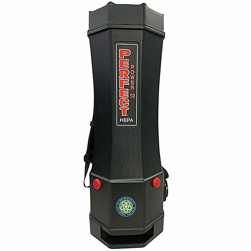 V.A.C. Perfect Backpack Vacuum 2.50 gal - Bagged - 50 ft Cable Length - 7 ft Hose Length - HEPA - Black - 1 Each (PP10)