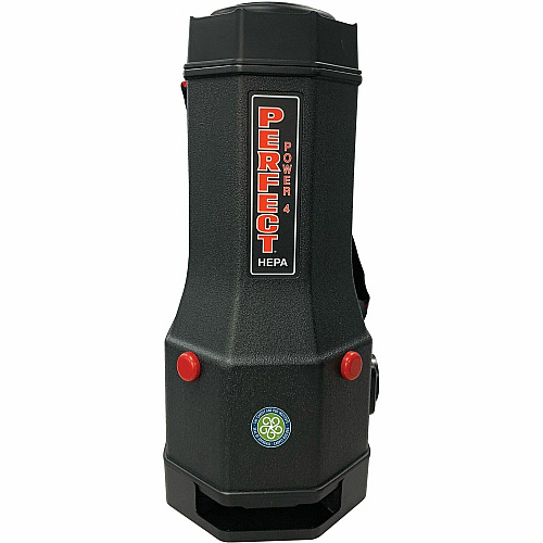V.A.C. Perfect Backpack Vacuum 1 gal - Bagged - 50 ft Cable Length - 7 ft Hose Length - HEPA - Black - 1 Each (PP4)