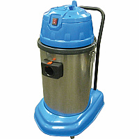 V.A.C. 7-Gallon Wet/Dry Commercial Vacuum 7 gal - Hose - Wet Surface, Dry Surface - 25 ft Cable Length - 10 ft Hose Length - 2-stage - Blue - 1 Each (VACBY782)