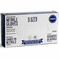 Remcoda Extra-Strength Nitrile Gloves 4 mil Thickness - Chemical Protection - Large Size - For Right/Left Hand - Nitrile - Blue - Durable, Comfortable, Extra Strength, Snug Fit, Chemical Resistant, Latex-free - 100 / Box (NIT103L)