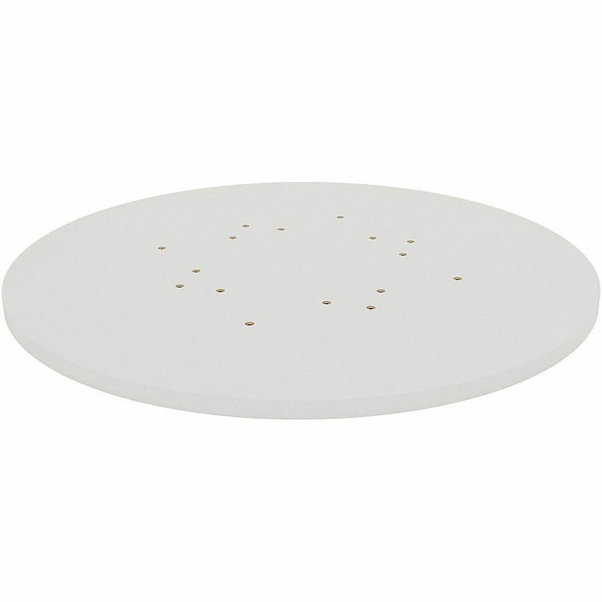 Lorell Hospitality/Conference Tabletop x 1" Thickness x 36" Diameter - Band Edge - White Table Top - Sturdy - For Reception Area, Conference Table, Breakroom, Lobby, Meeting, Office (LLR99875)