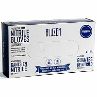 Remcoda Extra-Strength Nitrile Gloves 4 mil Thickness - Chemical Protection - X-Large Size - For Right/Left Hand - Nitrile - Blue - Durable, Comfortable, Extra Strength, Snug Fit, Chemical Resistant, Latex-free - 100 / Box (NIT103XL)
