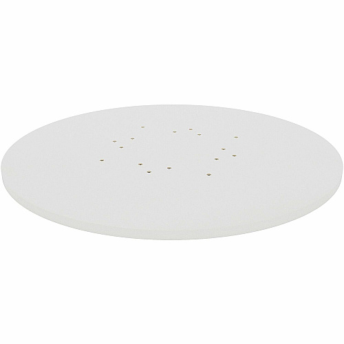 Lorell Hospitality/Conference Tabletop x 1" Thickness x 42" Diameter - Band Edge - White Table Top - Sturdy - For Reception Area, Conference Table, Breakroom, Lobby, Meeting, Office (LLR99876)