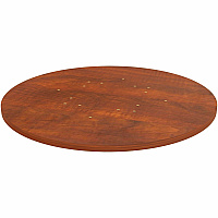 Lorell Hospitality/Conference Tabletop x 1" Thickness x 36" Diameter - Band Edge - Cherry Table Top - For Reception Area, Conference Table, Breakroom, Lobby, Meeting, Office (LLR87323)