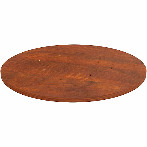 Lorell Hospitality/Conference Tabletop x 1" Thickness x 36" Diameter - Band Edge - Cherry Table Top - For Reception Area, Conference Table, Breakroom, Lobby, Meeting, Office (LLR87323)
