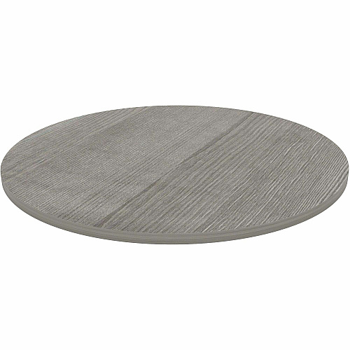 Lorell Hospitality/Conference Tabletop x 1" Thickness x 36" Diameter - Band Edge - Weathered Charcoal Table Top - Sturdy - For Reception Area, Conference Table, Breakroom, Lobby, Meeting, Office (LLR69600)