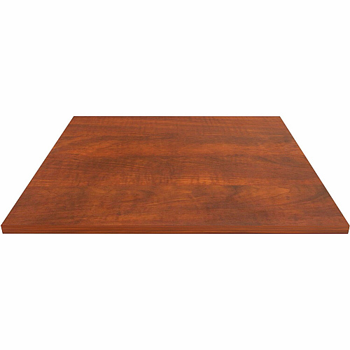 Lorell Hospitality/Conference Tabletop 36" Width x 1" Thickness x 36" Length - Band Edge - Cherry Table Top - For Reception Area, Conference Table, Breakroom, Lobby, Meeting, Office (LLR87324)