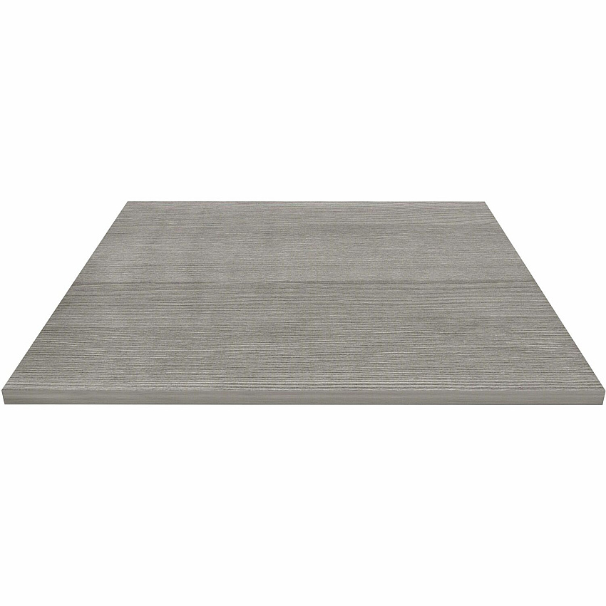 Lorell Hospitality/Conference Tabletop 36" Width x 1" Thickness x 36" Length - Band Edge - Weathered Charcoal Table Top - Sturdy - For Reception Area, Conference Table, Breakroom, Lobby, Meeting, Office (LLR69601)