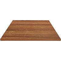 Lorell Hospitality/Conference Tabletop 36" Width x 1" Thickness x 36" Length - Band Edge - Walnut Table Top - For Reception Area, Conference Table, Breakroom, Lobby, Meeting, Office (LLR69961)