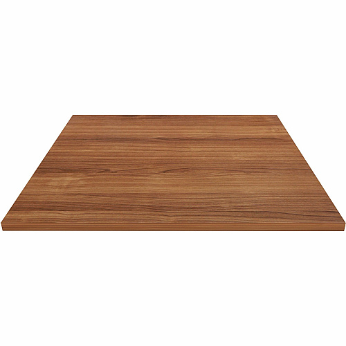 Lorell Hospitality/Conference Tabletop 36" Width x 1" Thickness x 36" Length - Band Edge - Walnut Table Top - For Reception Area, Conference Table, Breakroom, Lobby, Meeting, Office (LLR69961)