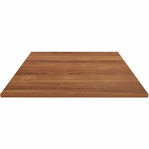 Lorell Hospitality/Conference Tabletop 42" Width x 1" Thickness x 42" Length - Band Edge - Walnut Table Top - For Reception Area, Conference Table, Breakroom, Lobby, Meeting, Office (LLR69962)