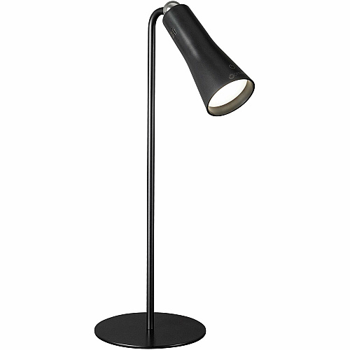 OttLite Switch 3-in-1 Rechargeable Task Lamp LED Bulb - Rechargeable Battery, ClearSun LED, USB Charging, Touch-activated - Black - for Notebook - 1 Each (CSR07G5WSHPR)