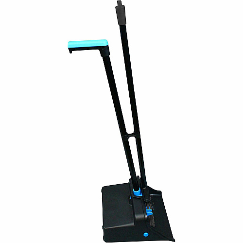 Genuine Joe Lobby Dust Pan Combo Kit Blue, Black - 1 Each (GJO02409)