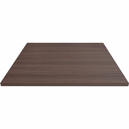 Lorell Hospitality/Conference Tabletop 36" Width x 1" Thickness x 36" Length - Band Edge - Finish: Espresso - White Table Top - Sturdy - For Reception Area, Conference Table, Breakroom, Lobby, Meeting, Office (LLR18252)