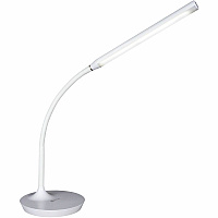 OttLite Extended Reach LED Desk Lamp LED Bulb - Flexible Neck, ClearSun LED, Touch-activated, Adjustable Brightness, Glare-free Light - Desk Mountable - White - 1 Each (CSN8500CSHPR)