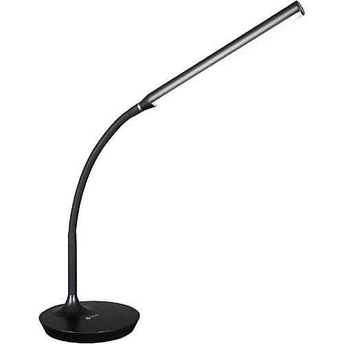 OttLite Extended Reach LED Desk Lamp LED Bulb - Flexible Neck, ClearSun LED, Touch-activated, Adjustable Brightness, Glare-free Light - Desk Mountable - Black - 1 Each (CSN85G5CSHPR)