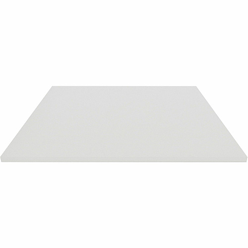 Lorell Hospitality/Conference Tabletop 42" Width x 1" Thickness x 42" Length - Band Edge - White Table Top - For Reception Area, Conference Table, Breakroom, Lobby, Meeting, Office (LLR99879)