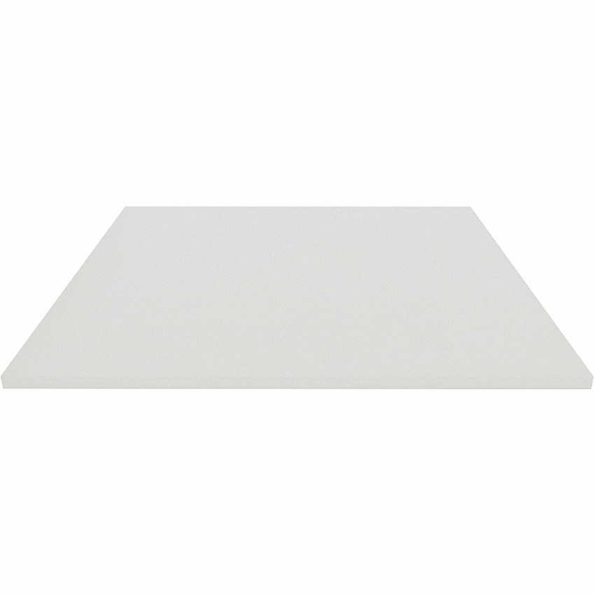 Lorell Hospitality/Conference Tabletop 42" Width x 1" Thickness x 42" Length - Band Edge - White Table Top - For Reception Area, Conference Table, Breakroom, Lobby, Meeting, Office (LLR99879)
