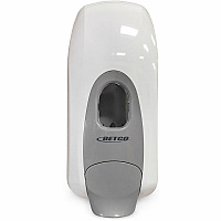 Betco Clario Manual Lotion Dispenser Manual - 1.06 quart Capacity - Hygienic, Refillable, Durable, Easy to Clean - White - 12 / Carton (9254000)