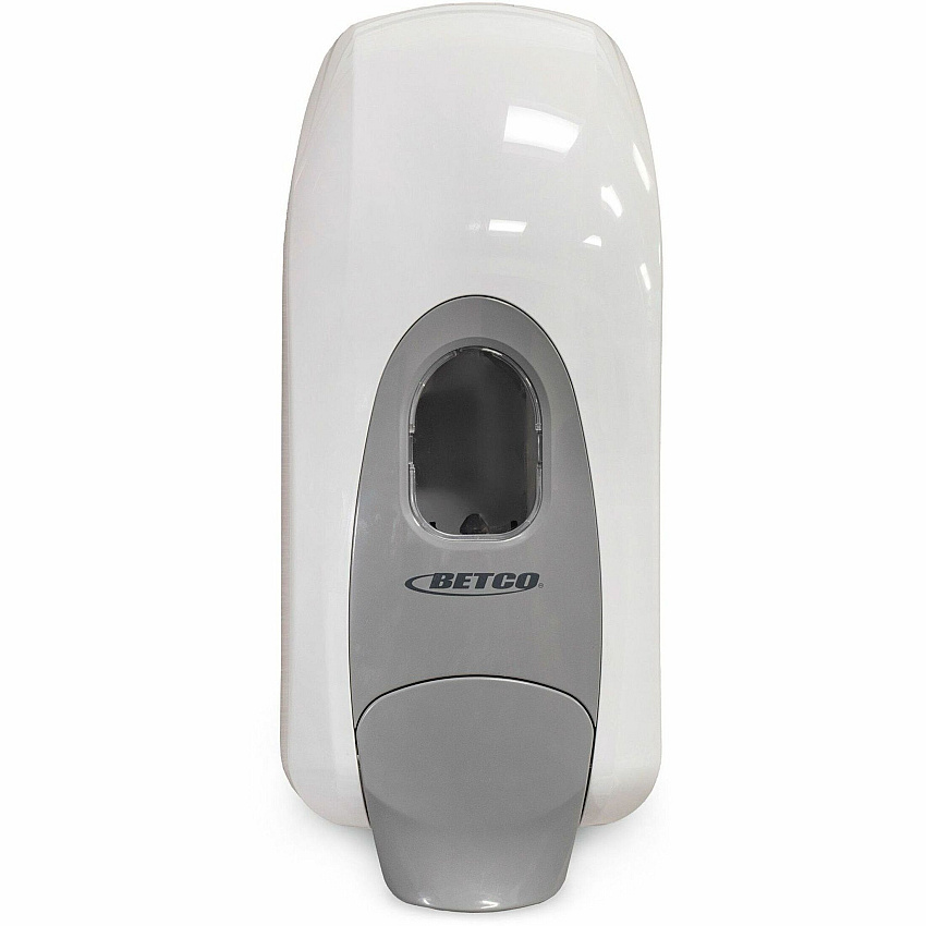 Betco Clario Manual Lotion Dispenser Manual - 1.06 quart Capacity - Hygienic, Refillable, Durable, Easy to Clean - White - 12 / Carton (9254000)