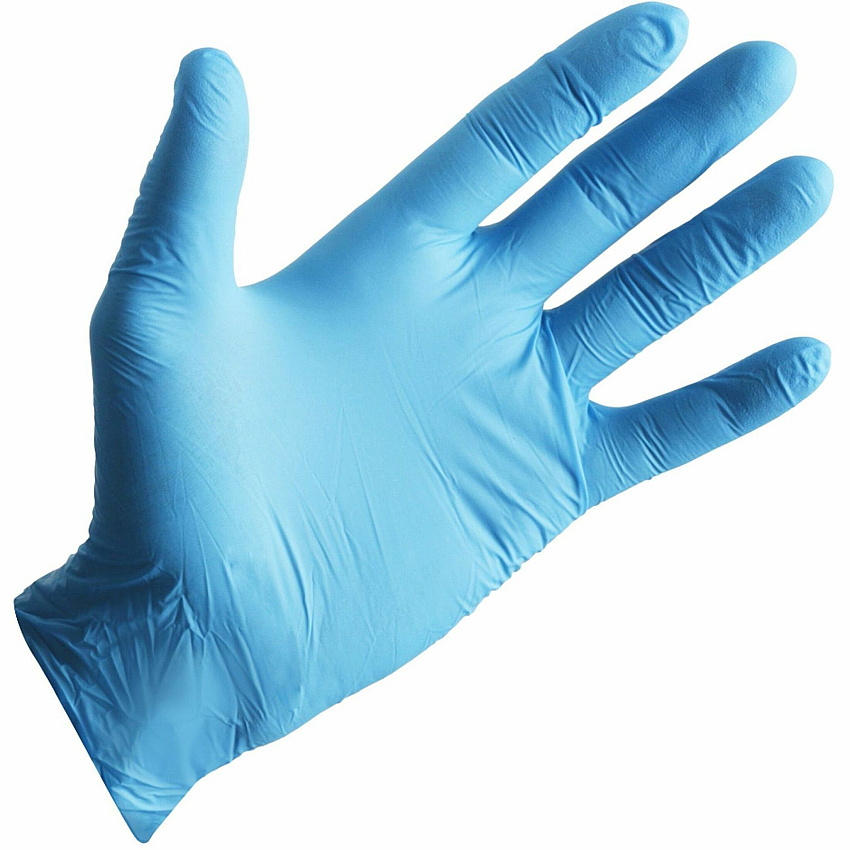 Remcoda Nitrile Exam Gloves 5 mil Thickness - Medium Size - Nitrile - Blue - Comfortable - For Laboratory, Medical, Examination - 100 / Box (MNIT103M)