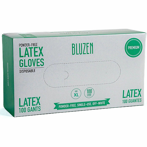 Remcoda Powder-Free Latex Gloves 4 mil Thickness - X-Large Size - Latex - Off White - Powder-free, Comfortable, Excellent Grip - For Healthcare, General Purpose - 100 / Box (LAT101XL)